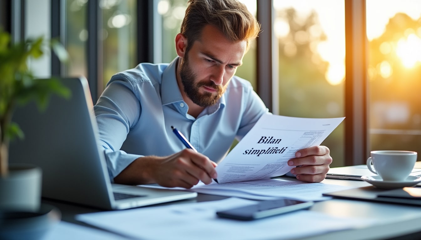 Illustration: Comprendre la notion de bilan simplifié dans le contexte comptable