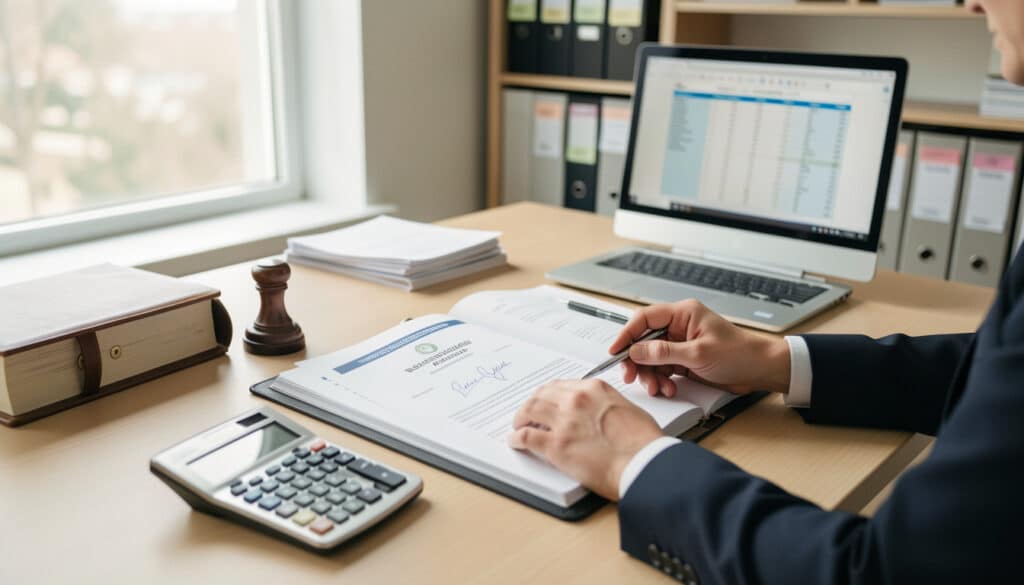 Attestation de conformité des documents comptables