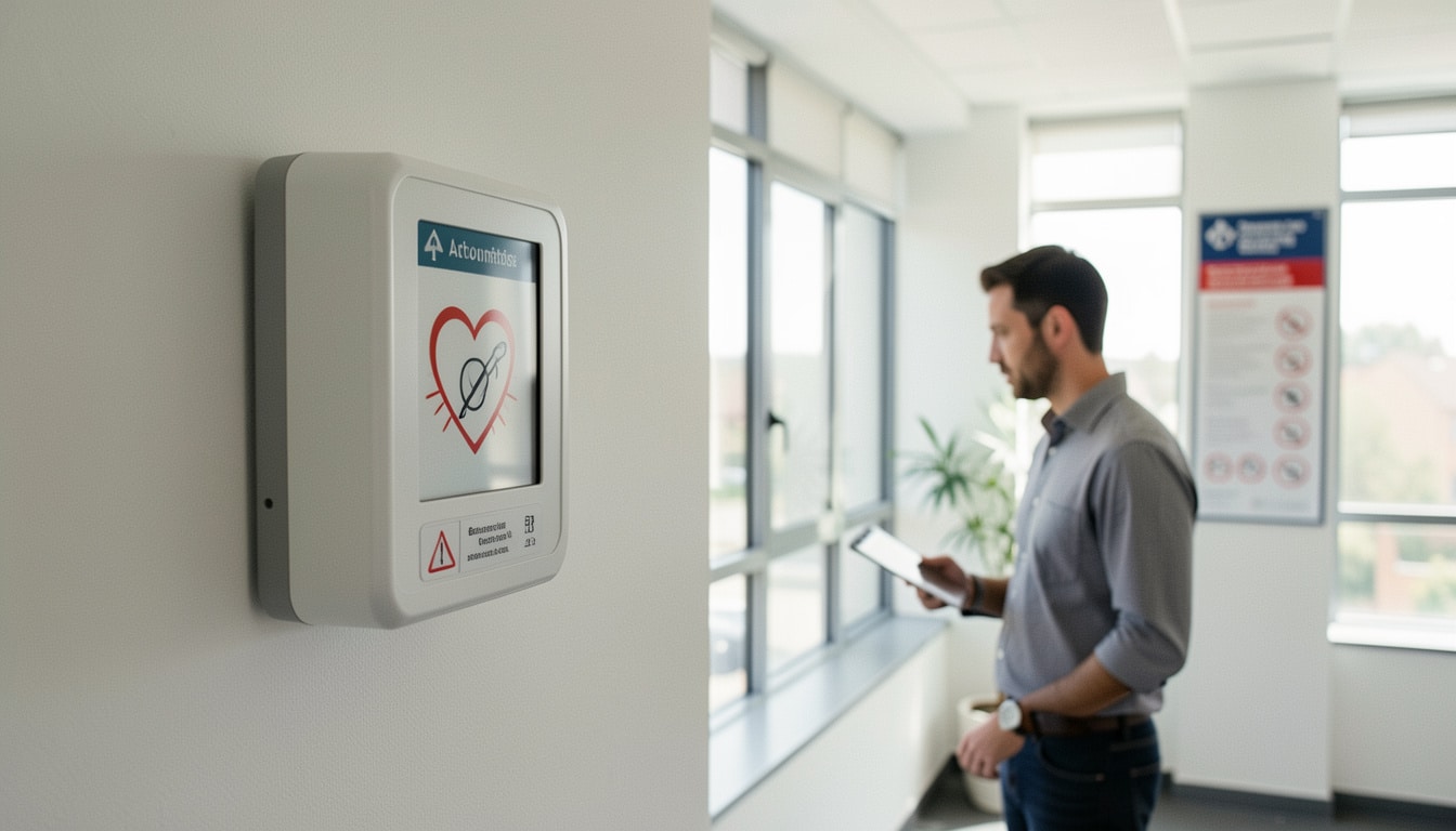 Défibrillateur en entreprise et Code du travail